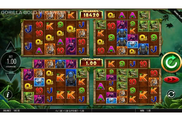 Gorilla Gold Megaways Slot Free